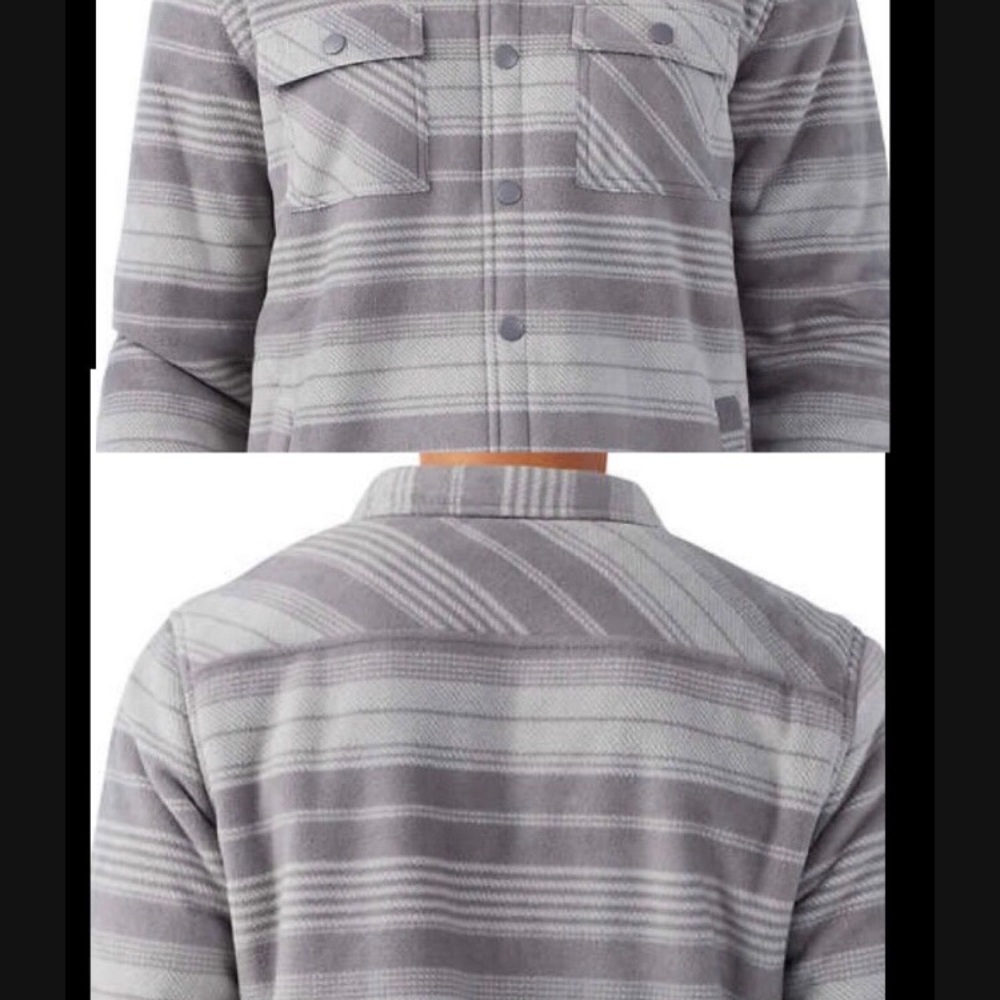 NWT Voyager plush lining flannel shirt jacket
Mens